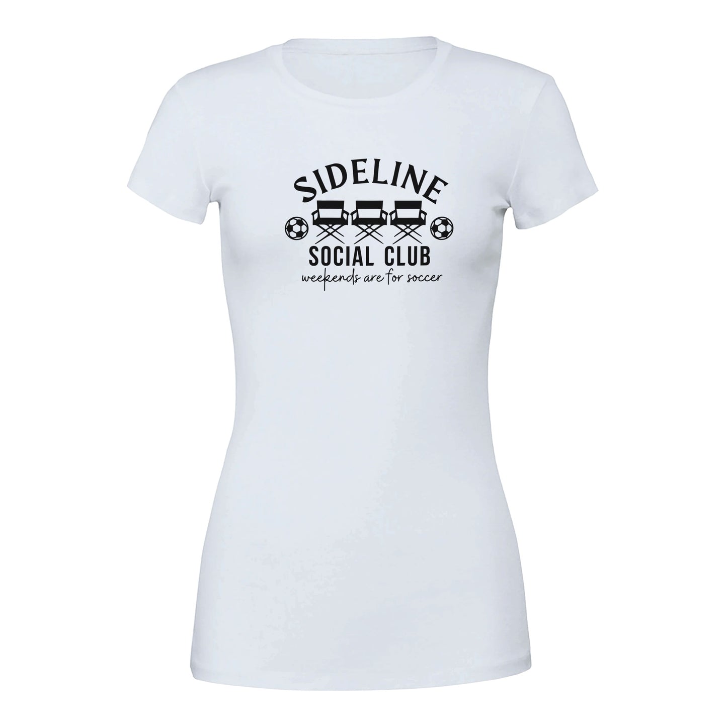 Soccer Mom Premium Womens Crewneck T-shirt | Bella + Canvas 6004