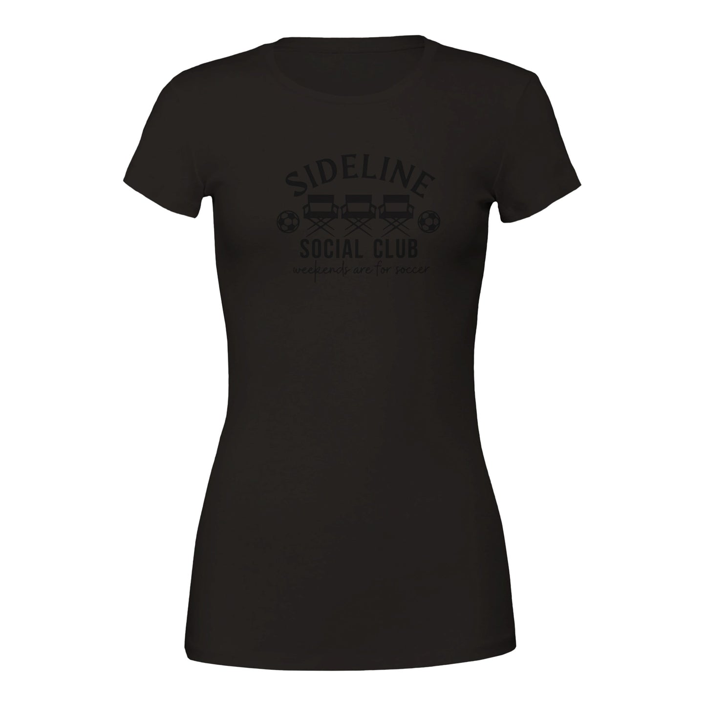Soccer Mom Premium Womens Crewneck T-shirt | Bella + Canvas 6004