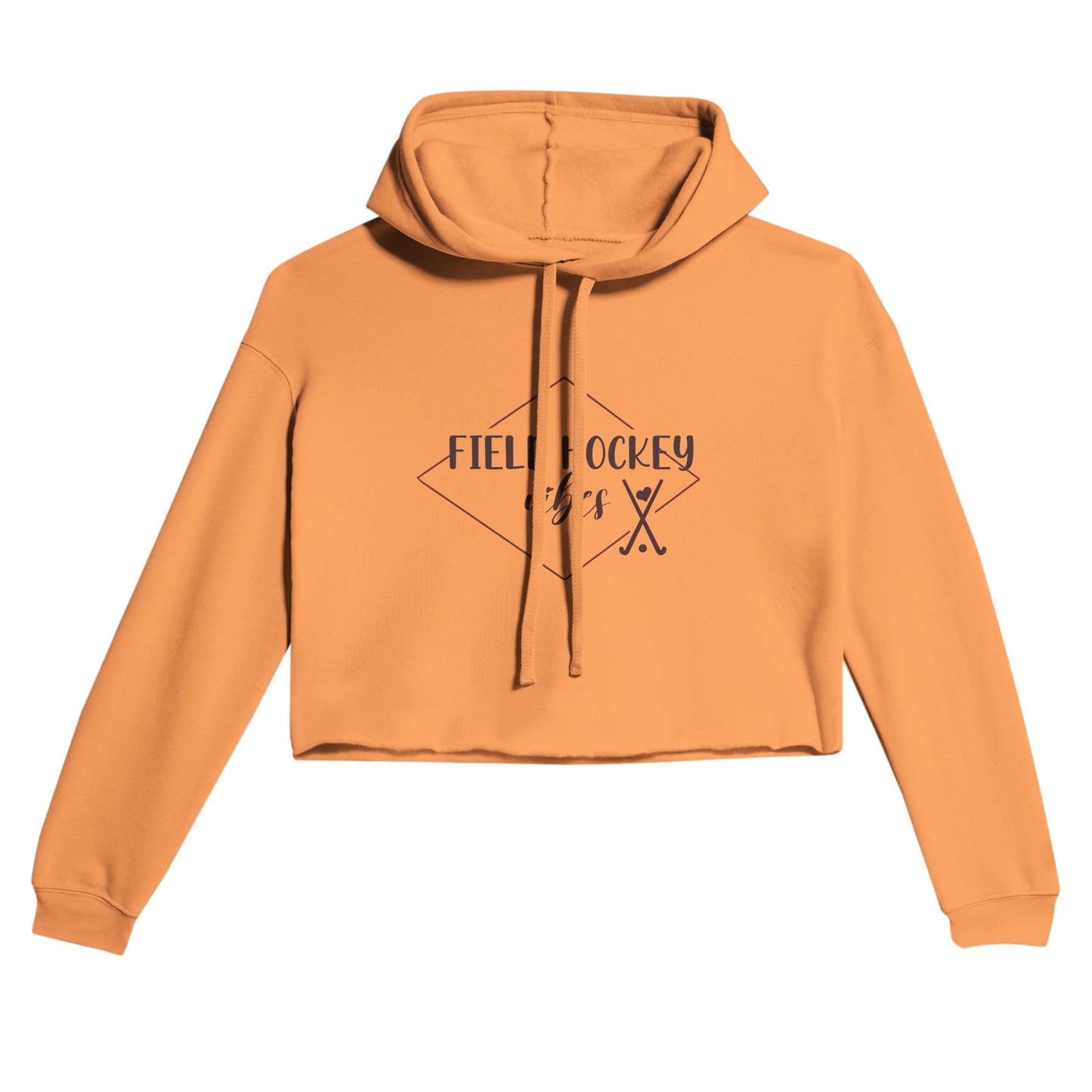 Field Hockey Vibes Women's Cropped Hoodie | Bella + Canvas 7502