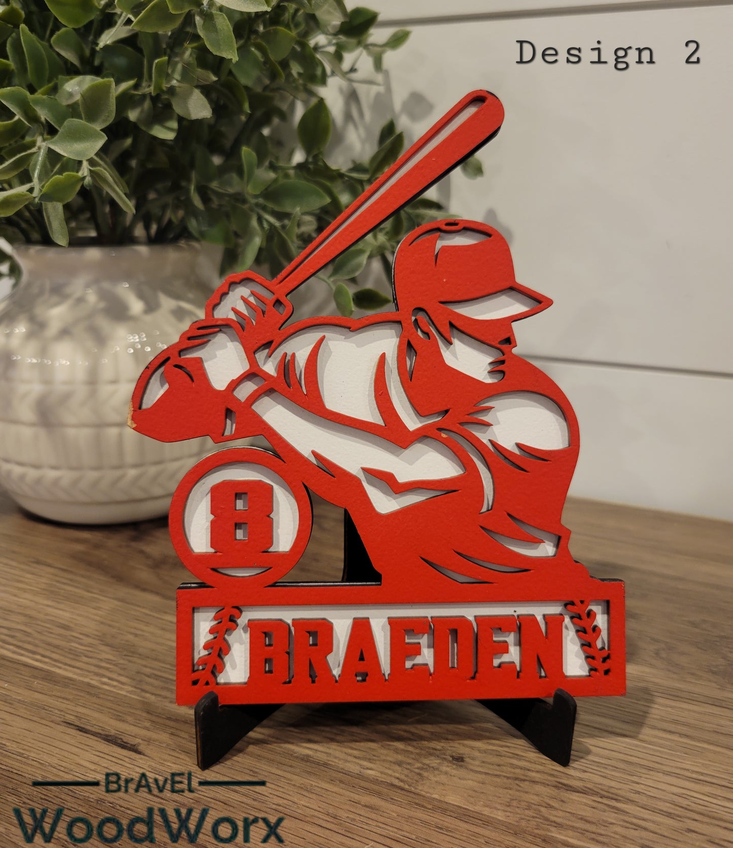 Youth Baseball Team/Player Gift Trophy Memorabilia - Stand
