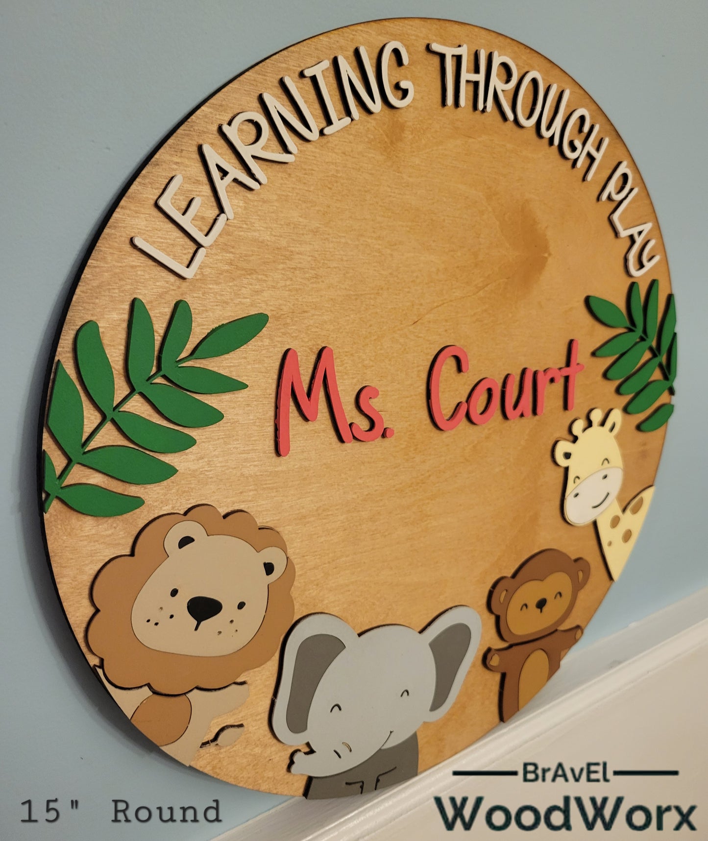 Wildly Appreciated: Zoo-Themed Teacher Appreciation Sign – Perfect Classroom Decor Gift!