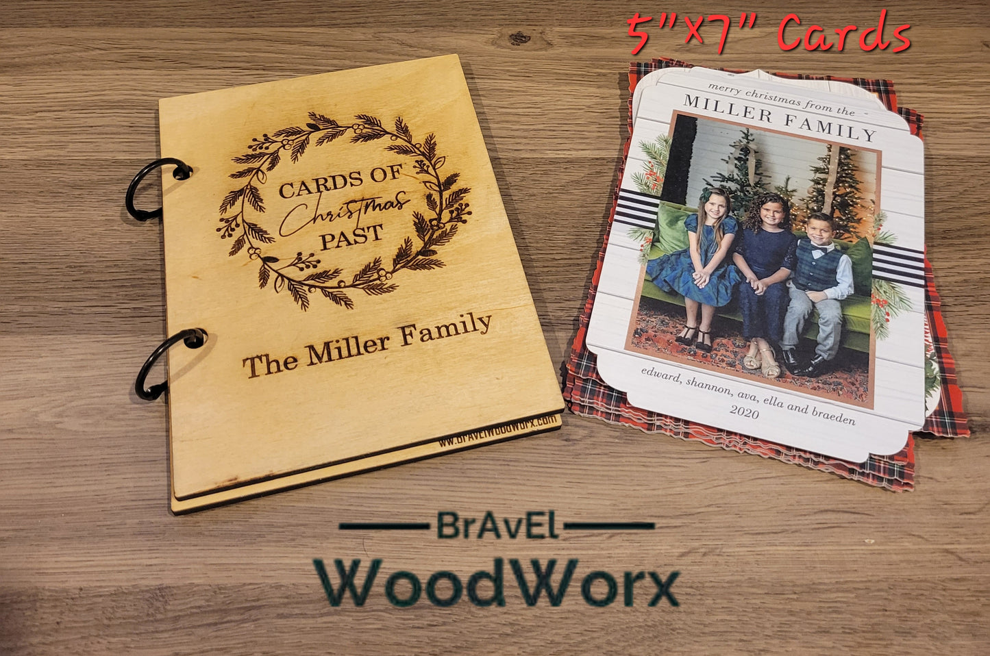 Cherished Moments: Personalized Holiday Card Keepers