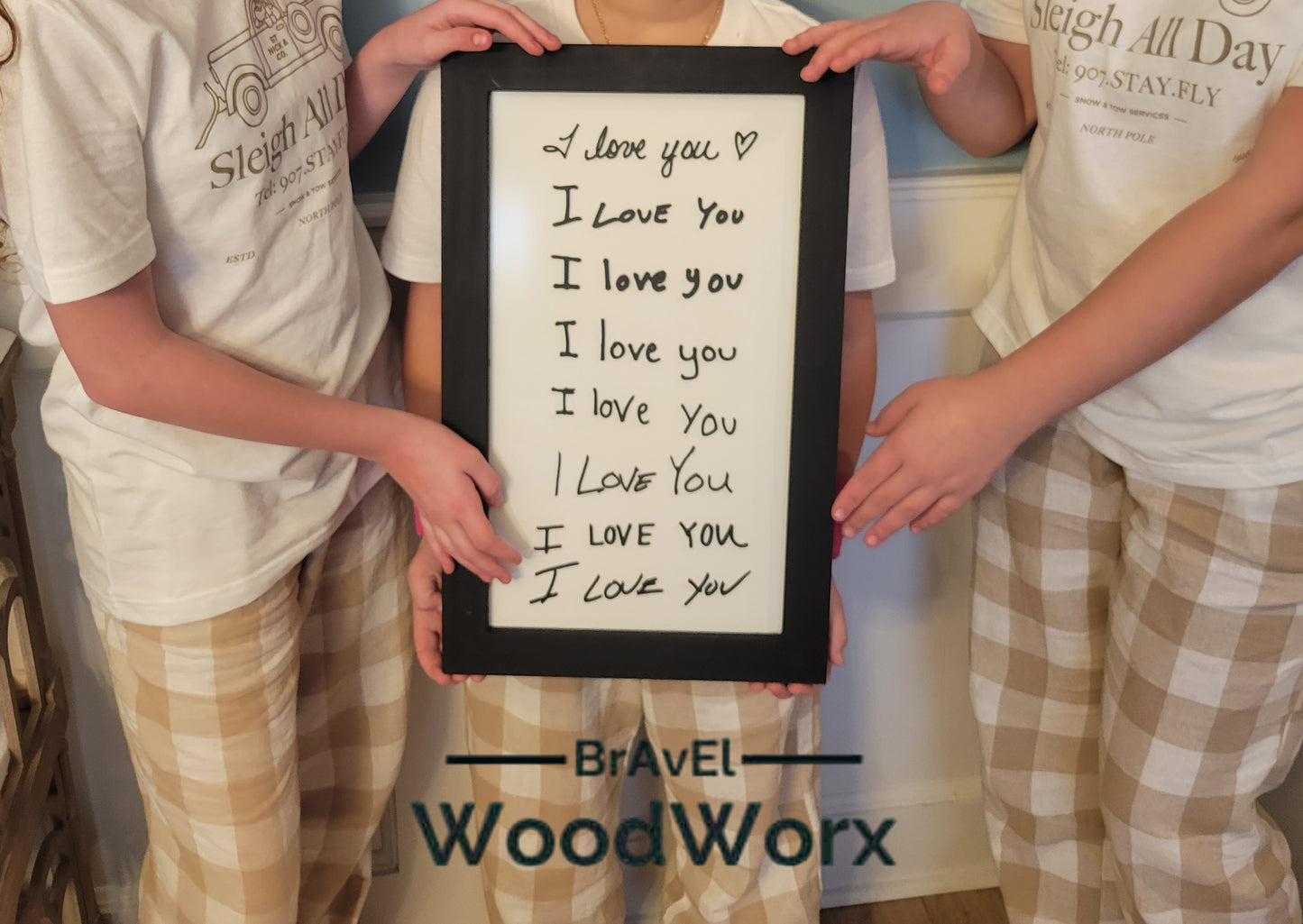 Timeless Elegance: Personalized Handwritten Laser-Cut Sign