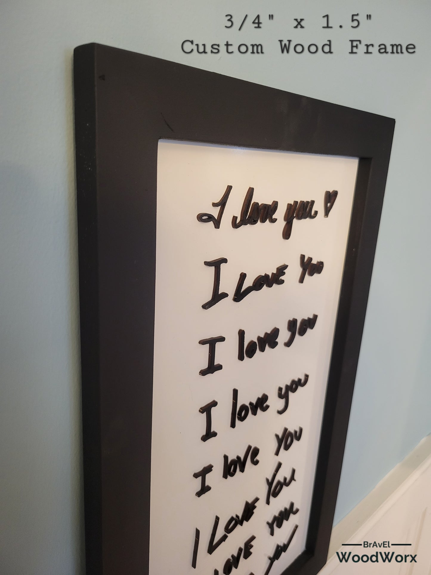 Timeless Elegance: Personalized Handwritten Laser-Cut Sign