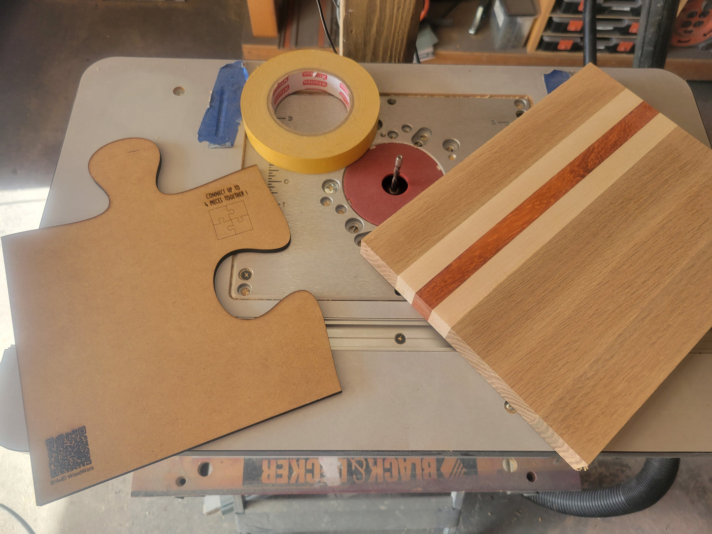 3-Pack Paddle Router Templates