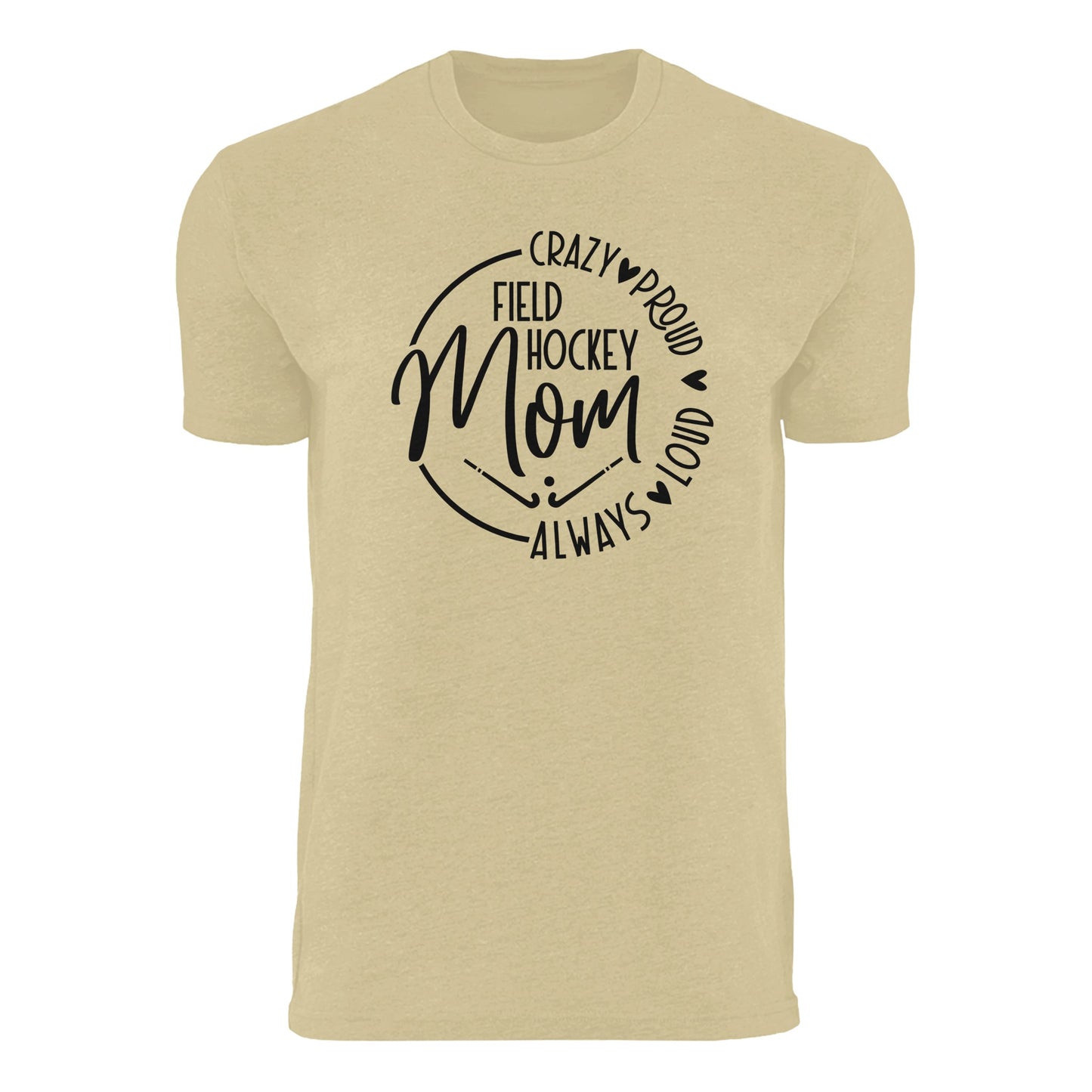 Field Hockey Mom Organic Unisex Heavyweight Crewneck T-Shirt | Next Level 4600