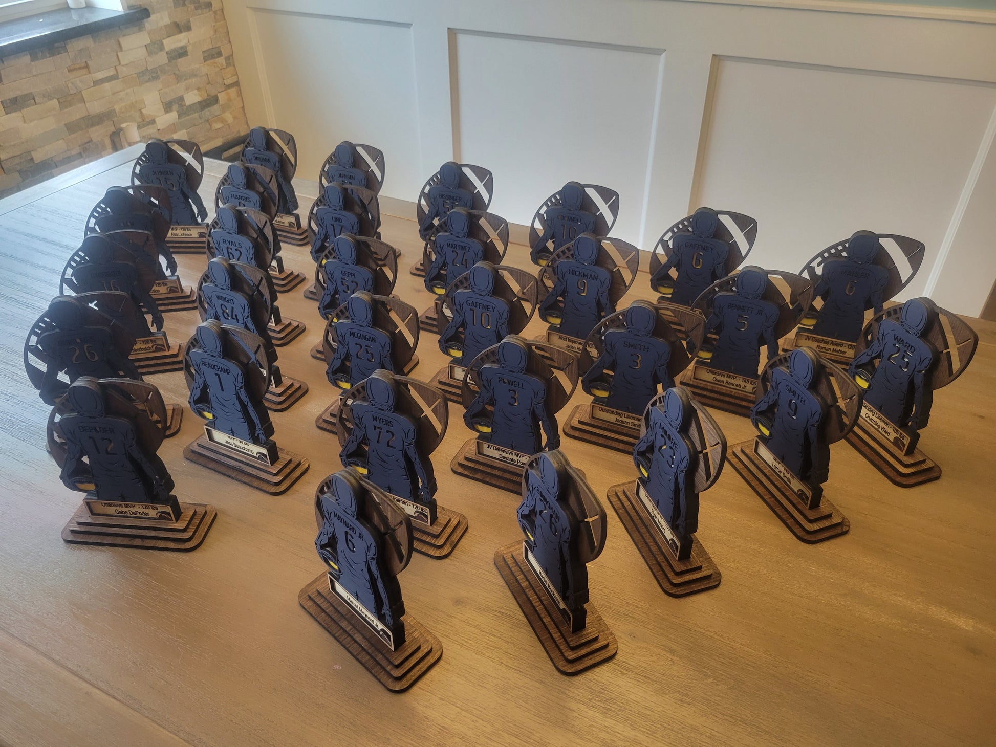 Custom Youth Football Team & Player Trophy Award