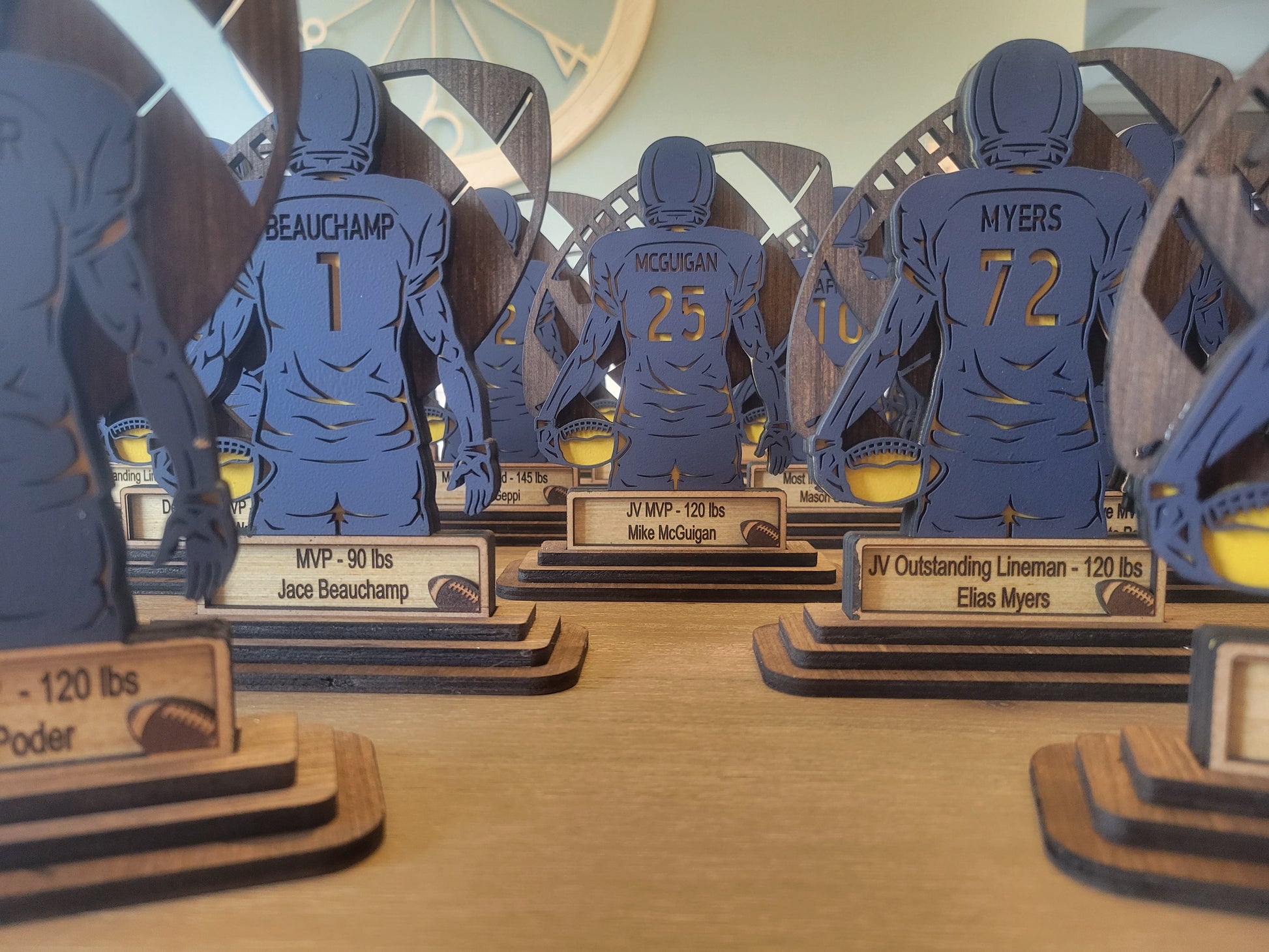Custom Youth Football Team & Player Trophy Award