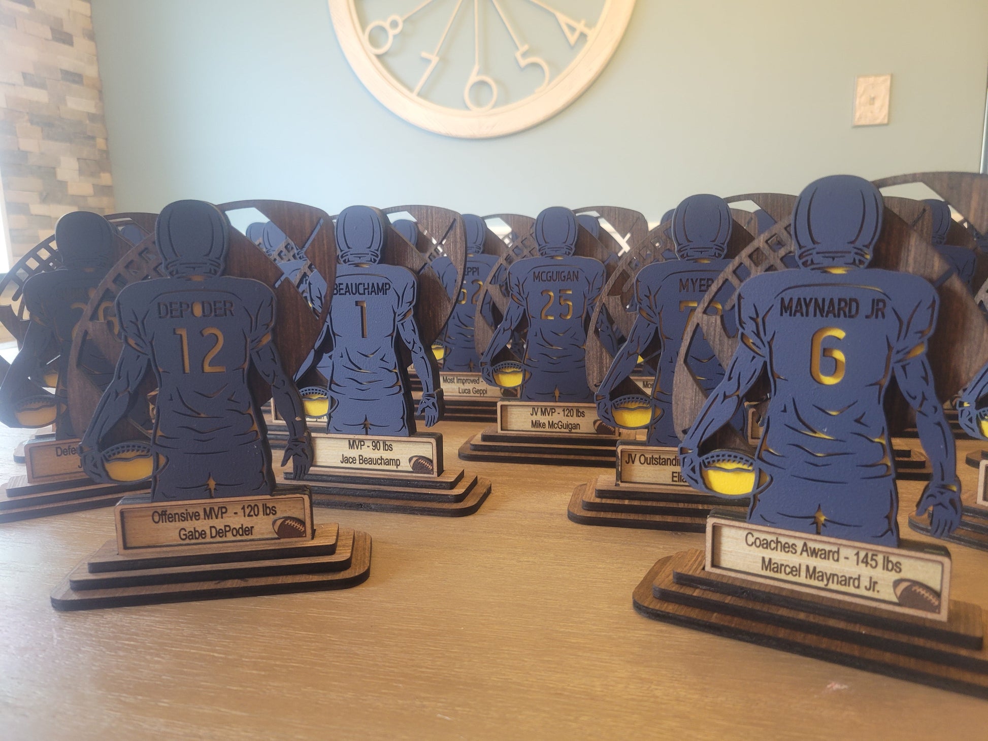 Custom Youth Football Team & Player Trophy Award
