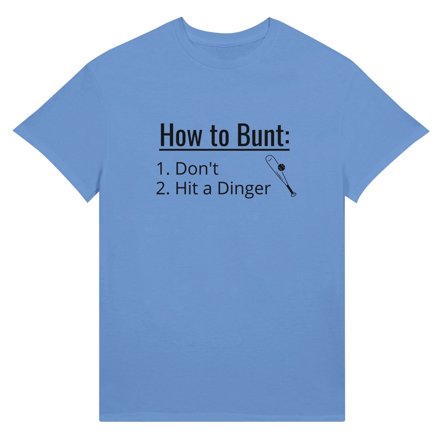 Hit a Dinger Baseball Ultra Cotton Unisex Crewneck T-shirt | Gildan 2000