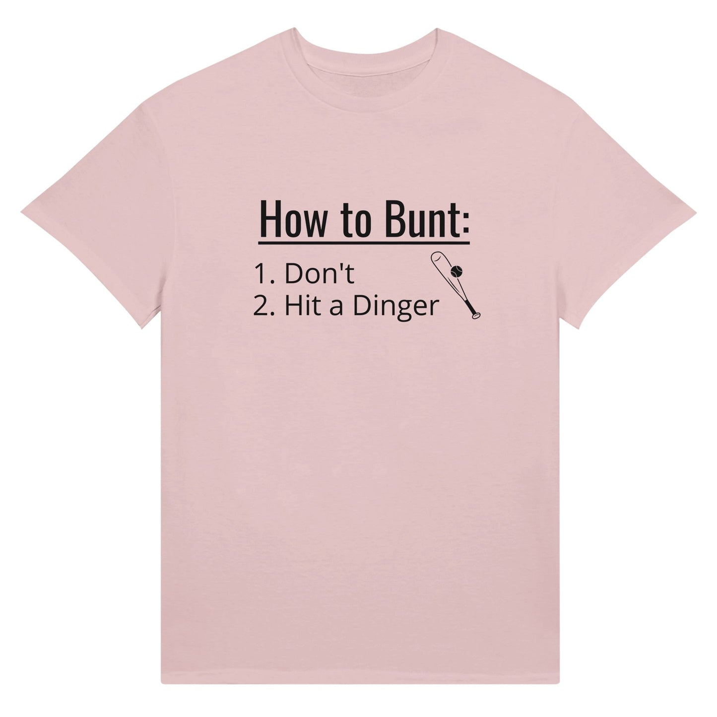 Hit a Dinger Baseball Ultra Cotton Unisex Crewneck T-shirt | Gildan 2000