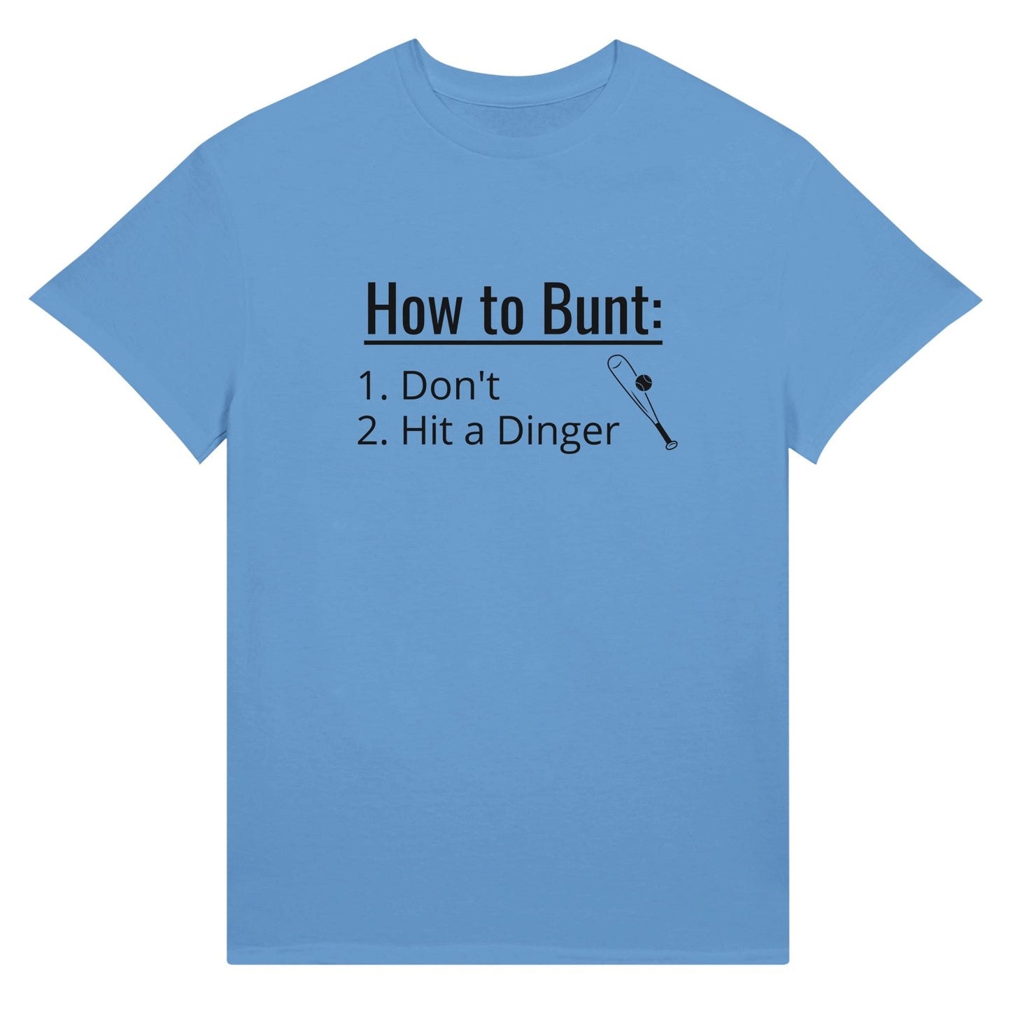 Hit a Dinger Baseball Ultra Cotton Unisex Crewneck T-shirt | Gildan 2000