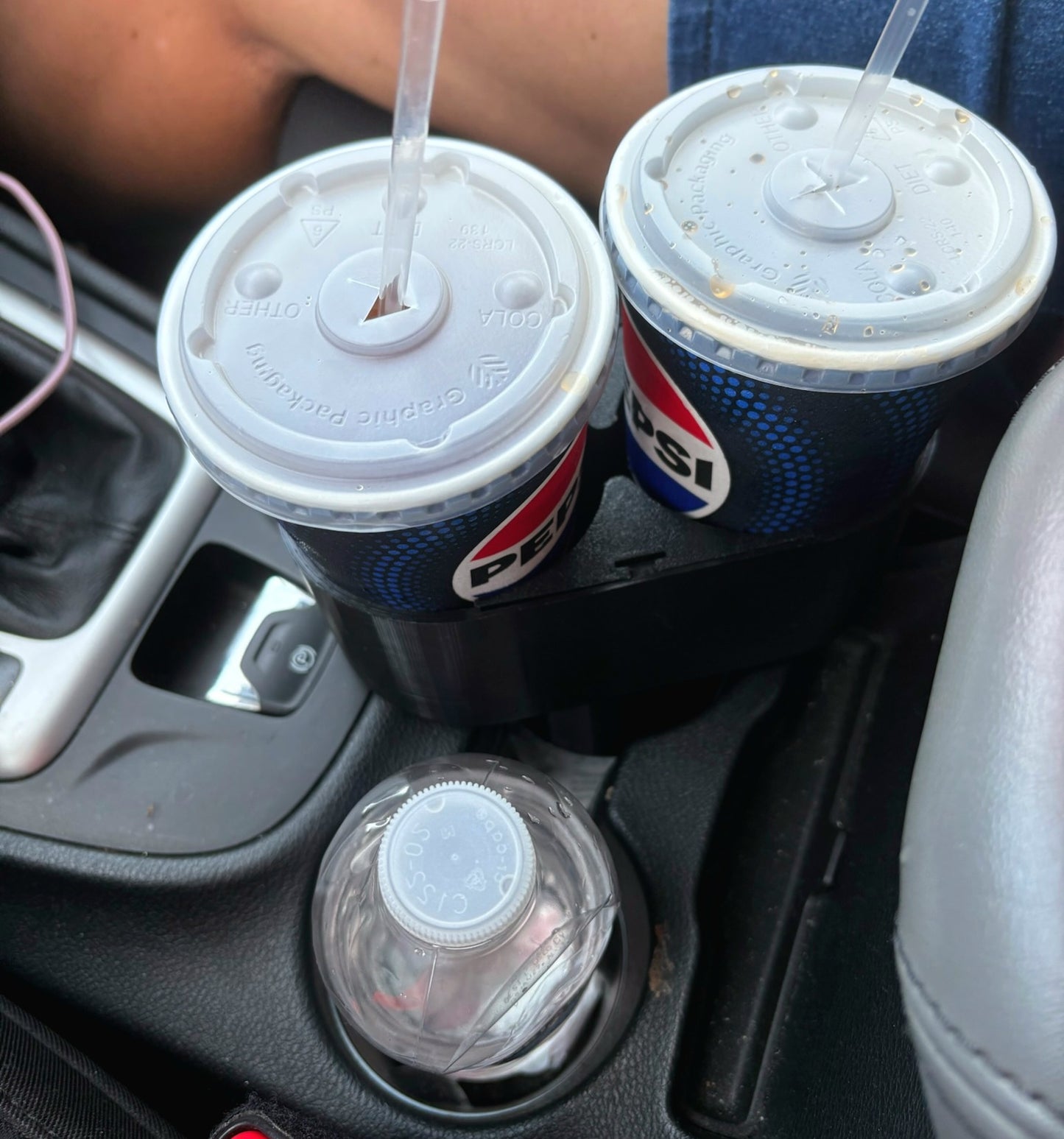 Customizable 3D Printed Cup Holder Expander with Detachable Organizer - Choose Your Color!