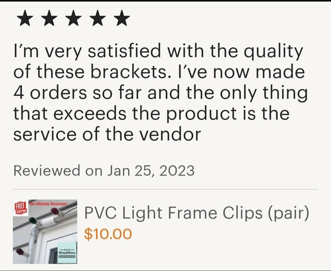 Illuminate & Decorate: PVC Window Frame Light Clips for Effortless Decorating! (pair)