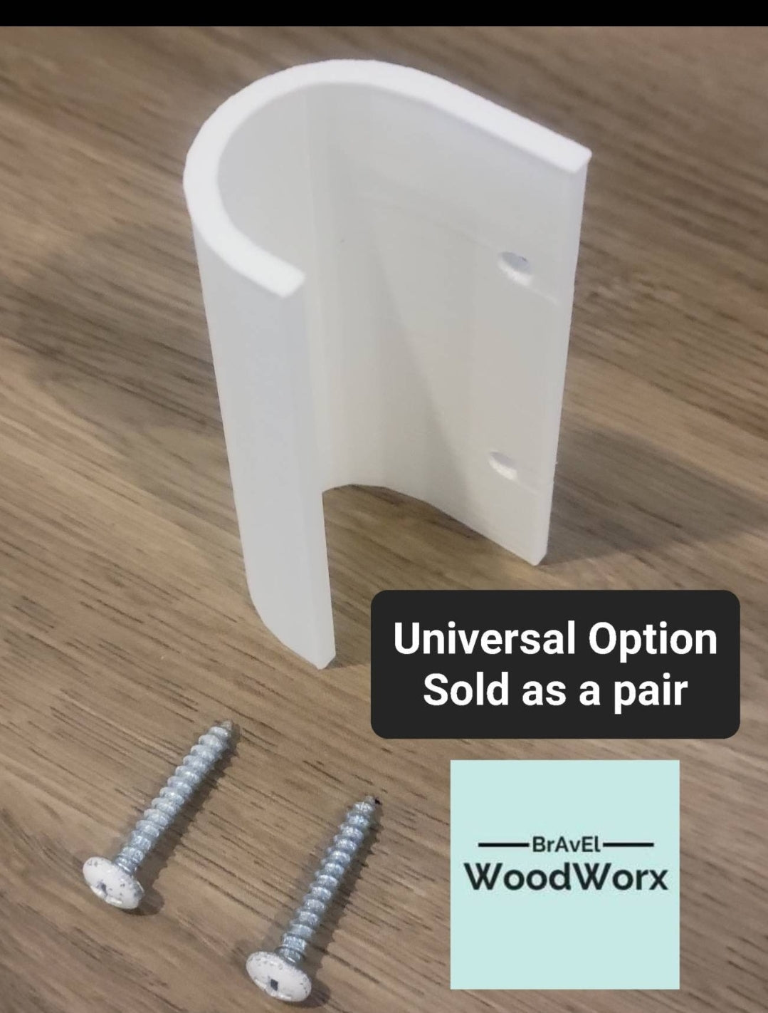 Illuminate & Decorate: PVC Window Frame Light Clips for Effortless Decorating! (pair)