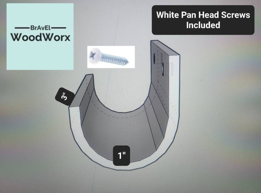 Illuminate & Decorate: PVC Window Frame Light Clips for Effortless Decorating! (pair)