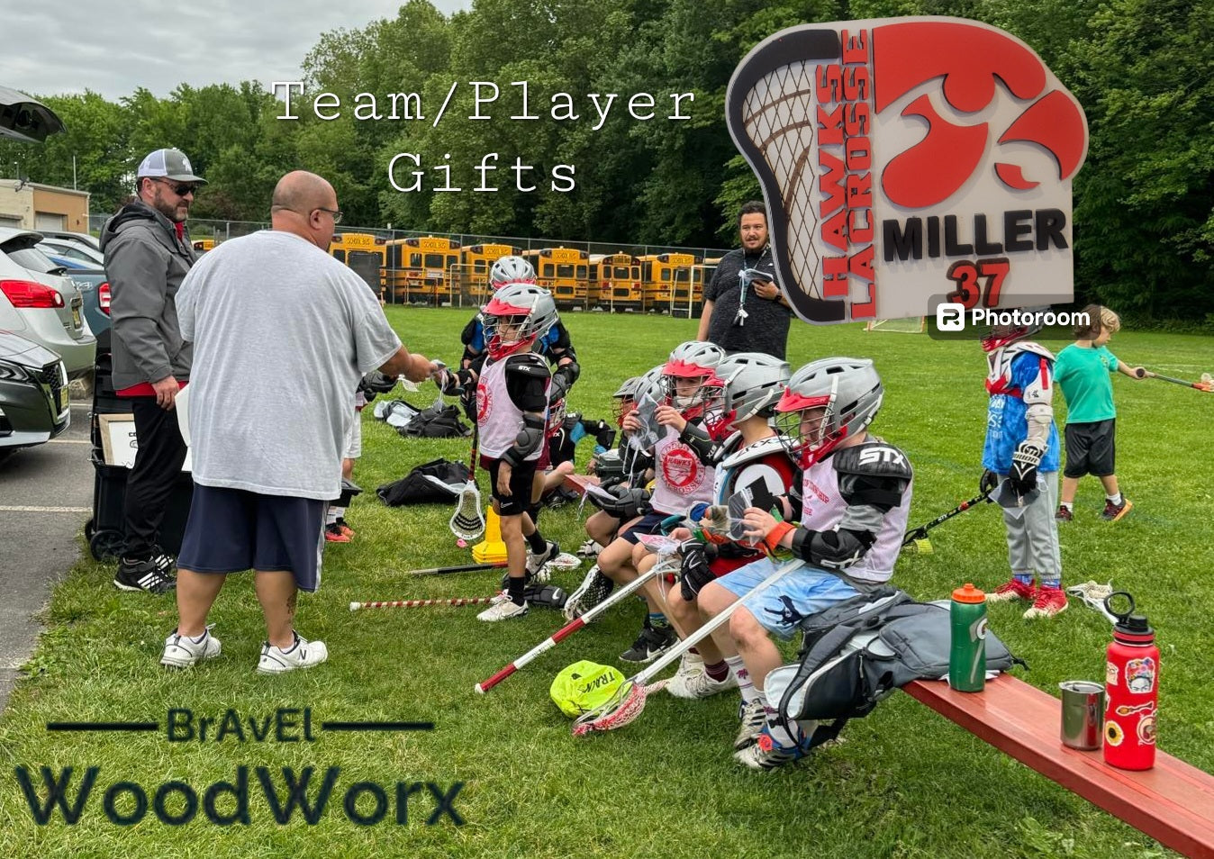 Lacrosse Legends: Personalized Player Shelf Sitter w/easle