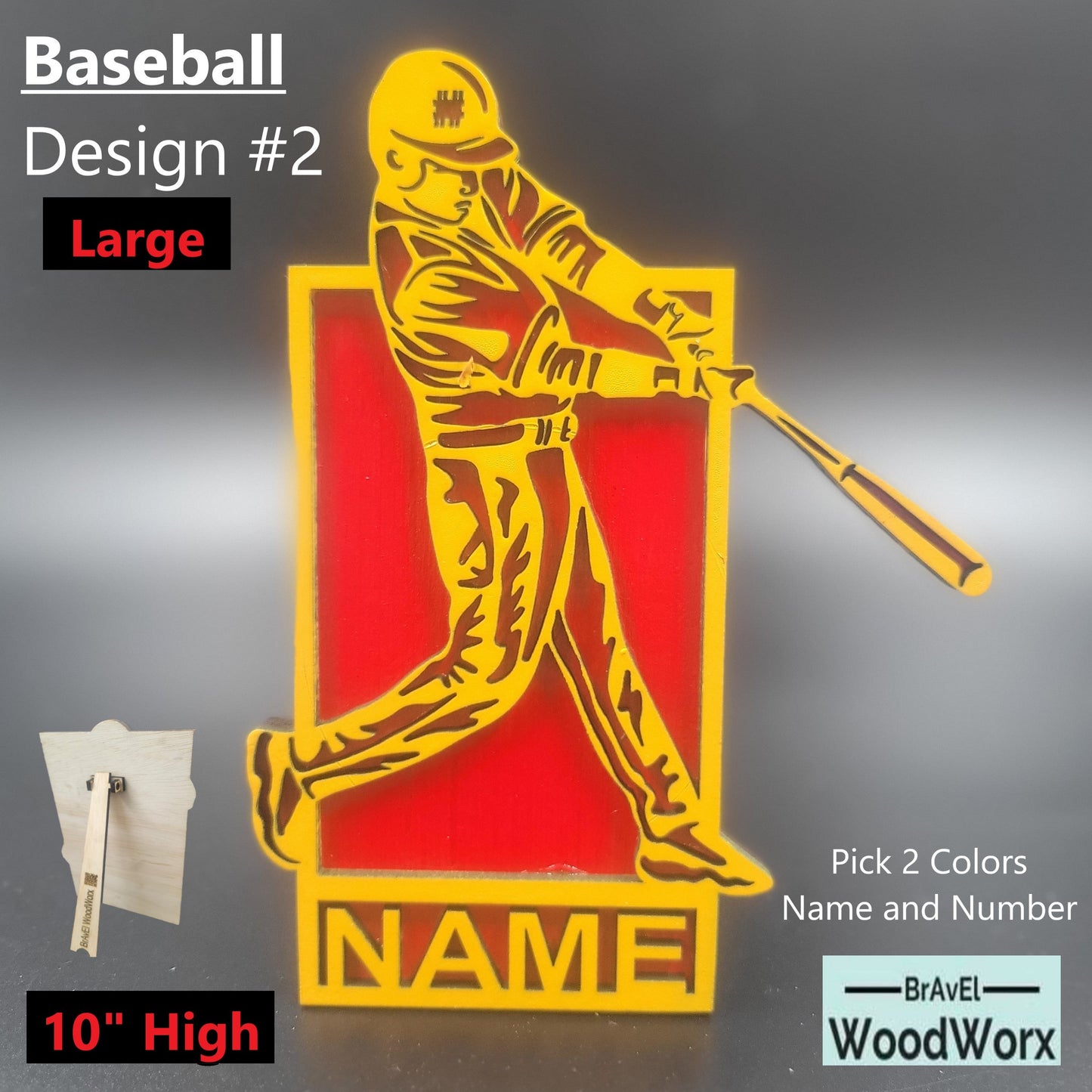 Large (10") Youth Baseball Team/Player Gift Trophy Memorabilia