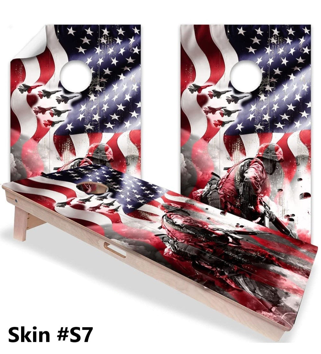 Patriotic Cornhole Sets by BrAvEl WoodWorx