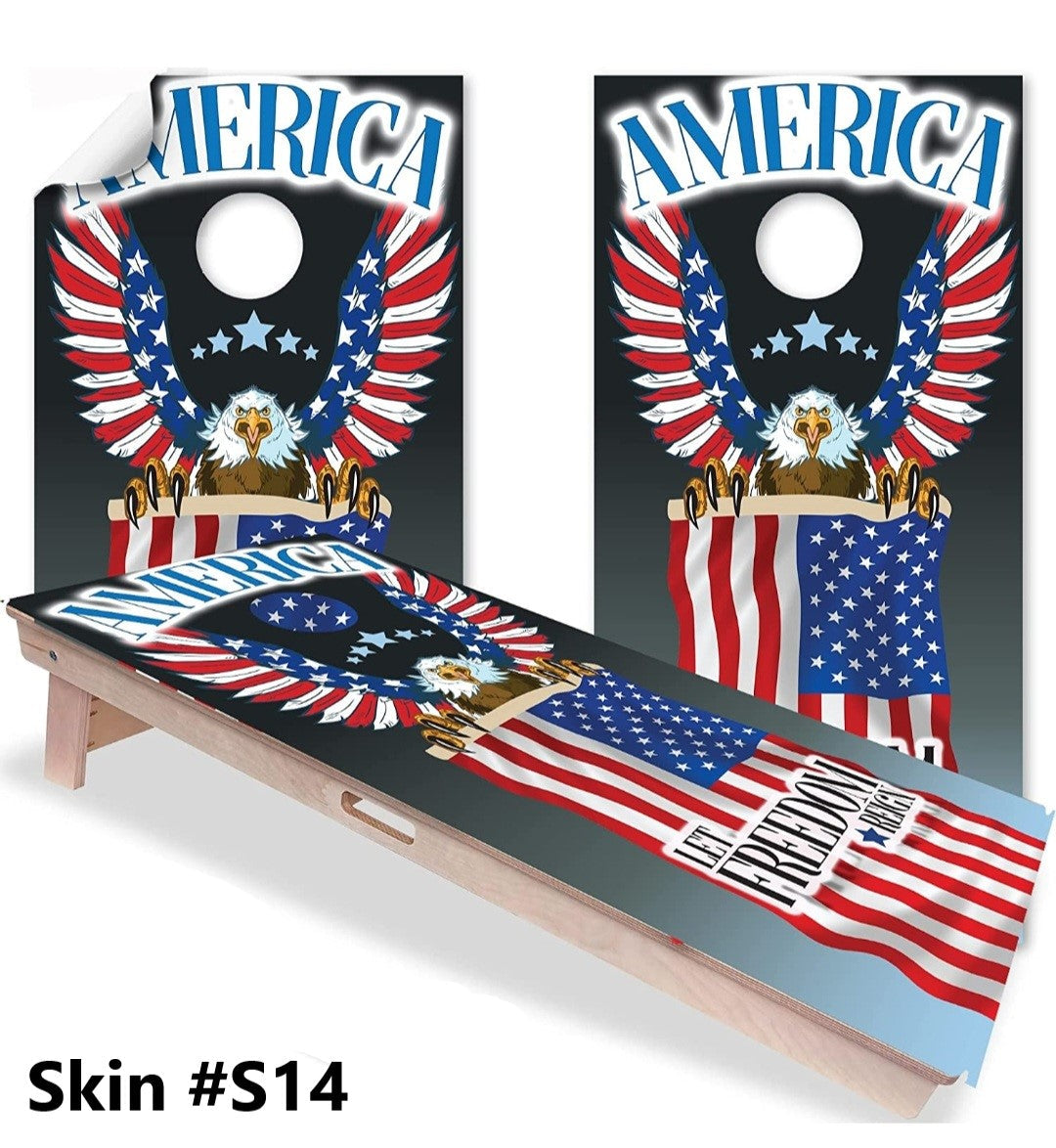 Patriotic Cornhole Sets by BrAvEl WoodWorx