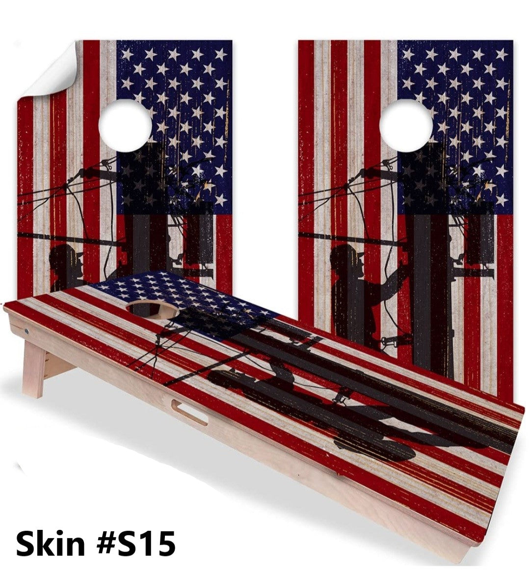 Patriotic Cornhole Sets by BrAvEl WoodWorx