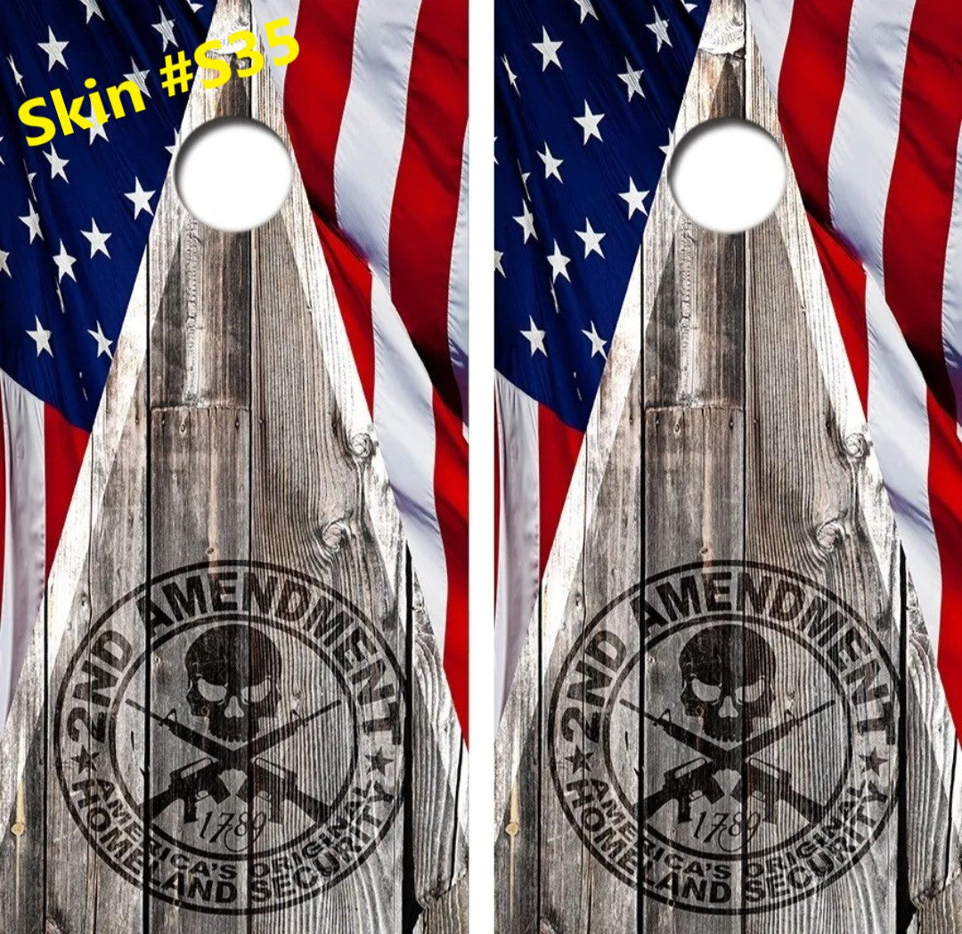 Patriotic Cornhole Sets by BrAvEl WoodWorx