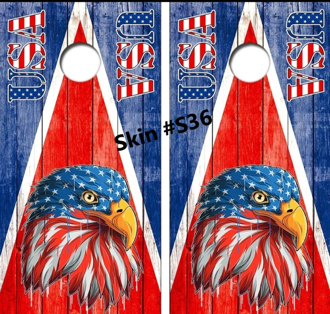 Patriotic Cornhole Sets by BrAvEl WoodWorx