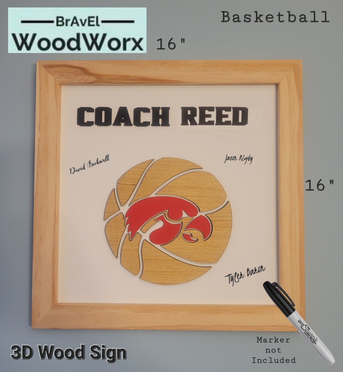 Personalized Coach Message Board for Players - Baseball