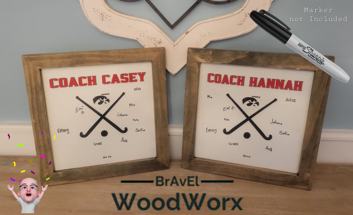 Personalized Coach Message Board for Players - Field Hockey