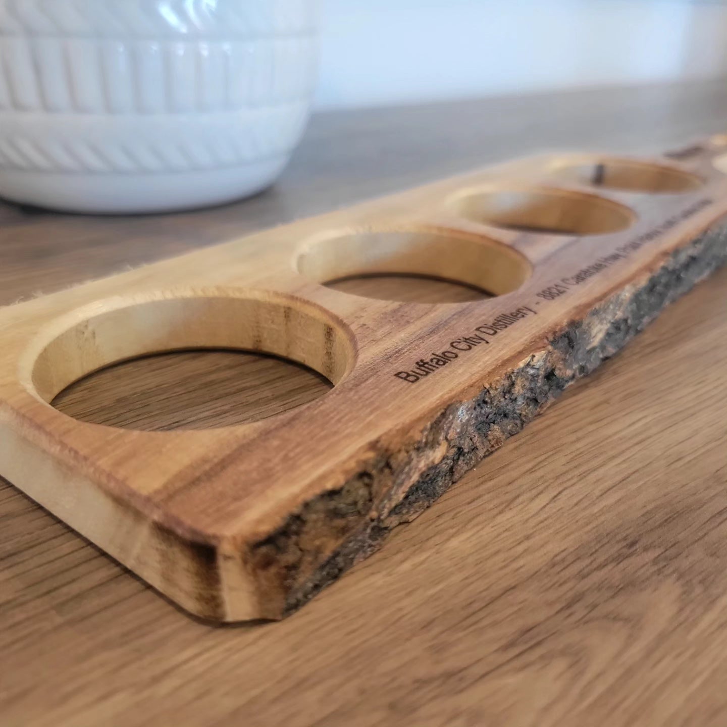 Personalized Live Edge Flight Boards