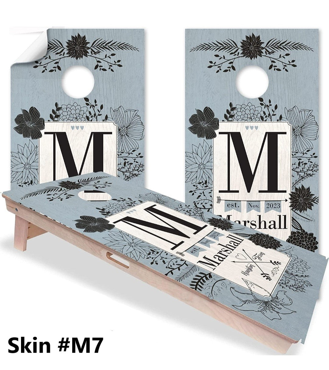 Personalized Monogram Quality Cornhole Sets by BrAvEl WoodWorx