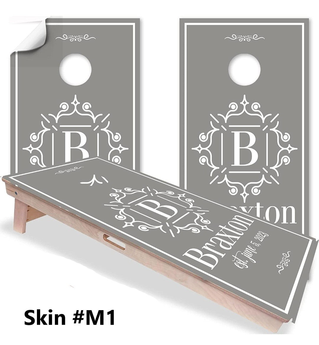 Personalized Monogram Quality Cornhole Sets by BrAvEl WoodWorx