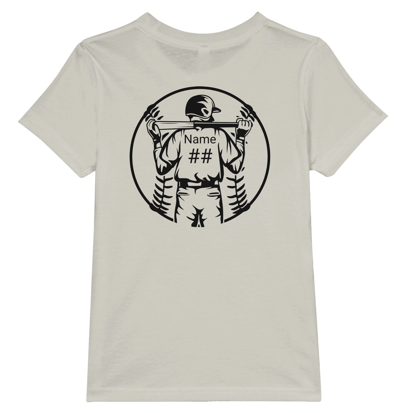 Personalized Youth Baseball Premium Kids Crewneck T-shirt