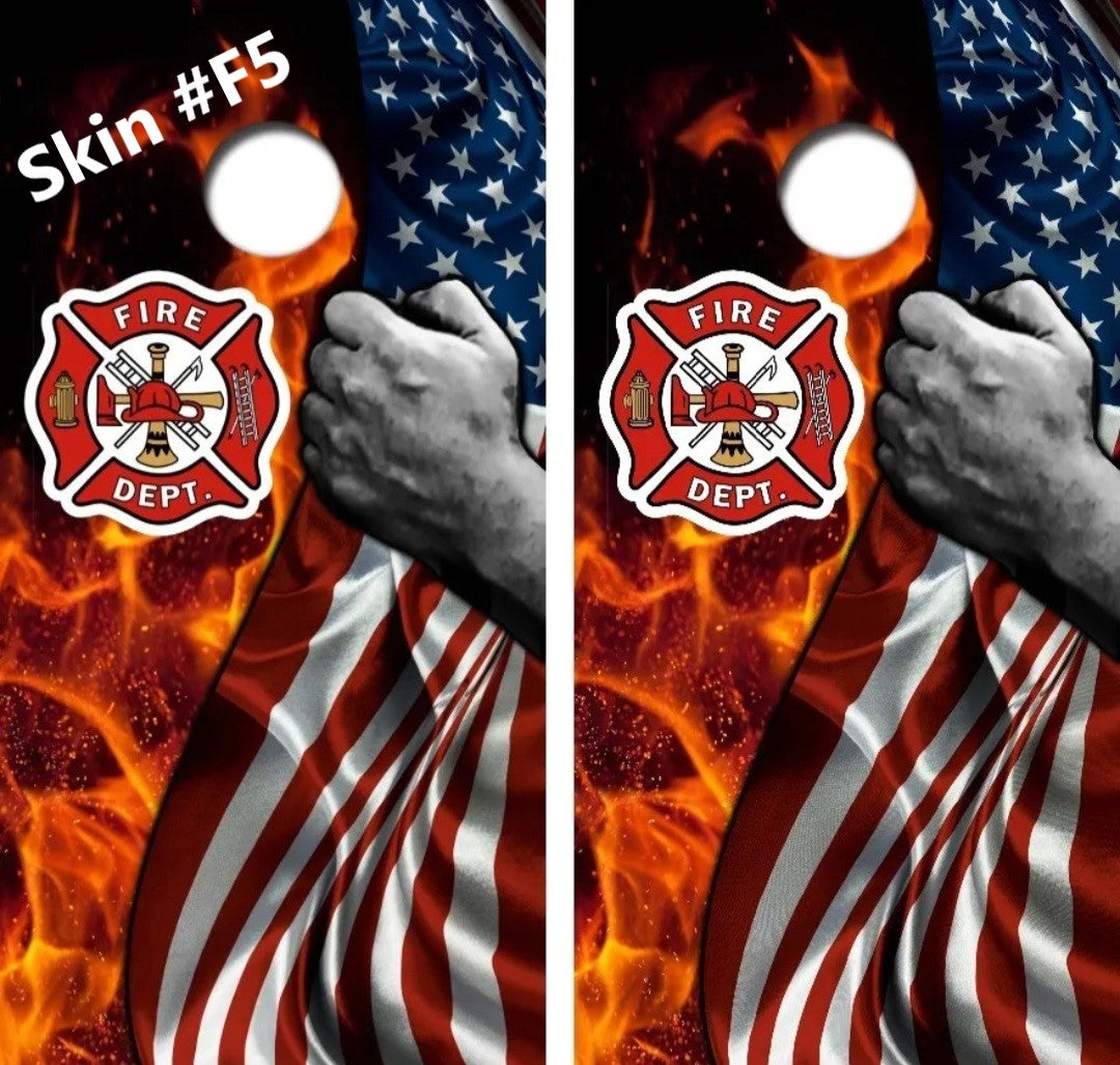 Firefighter, EMS, and Law Enforcement Cornhole Sets