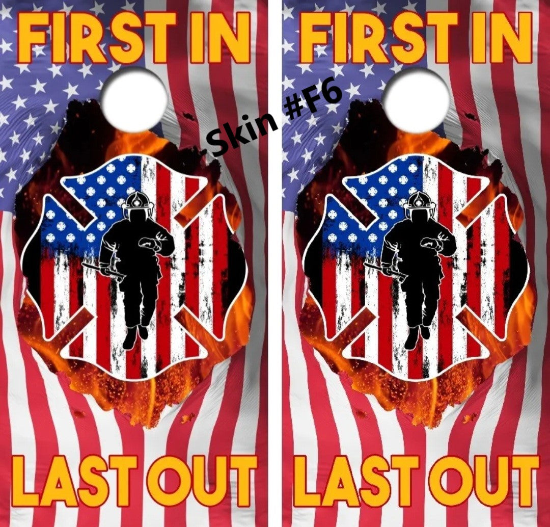 Firefighter, EMS, and Law Enforcement Cornhole Sets