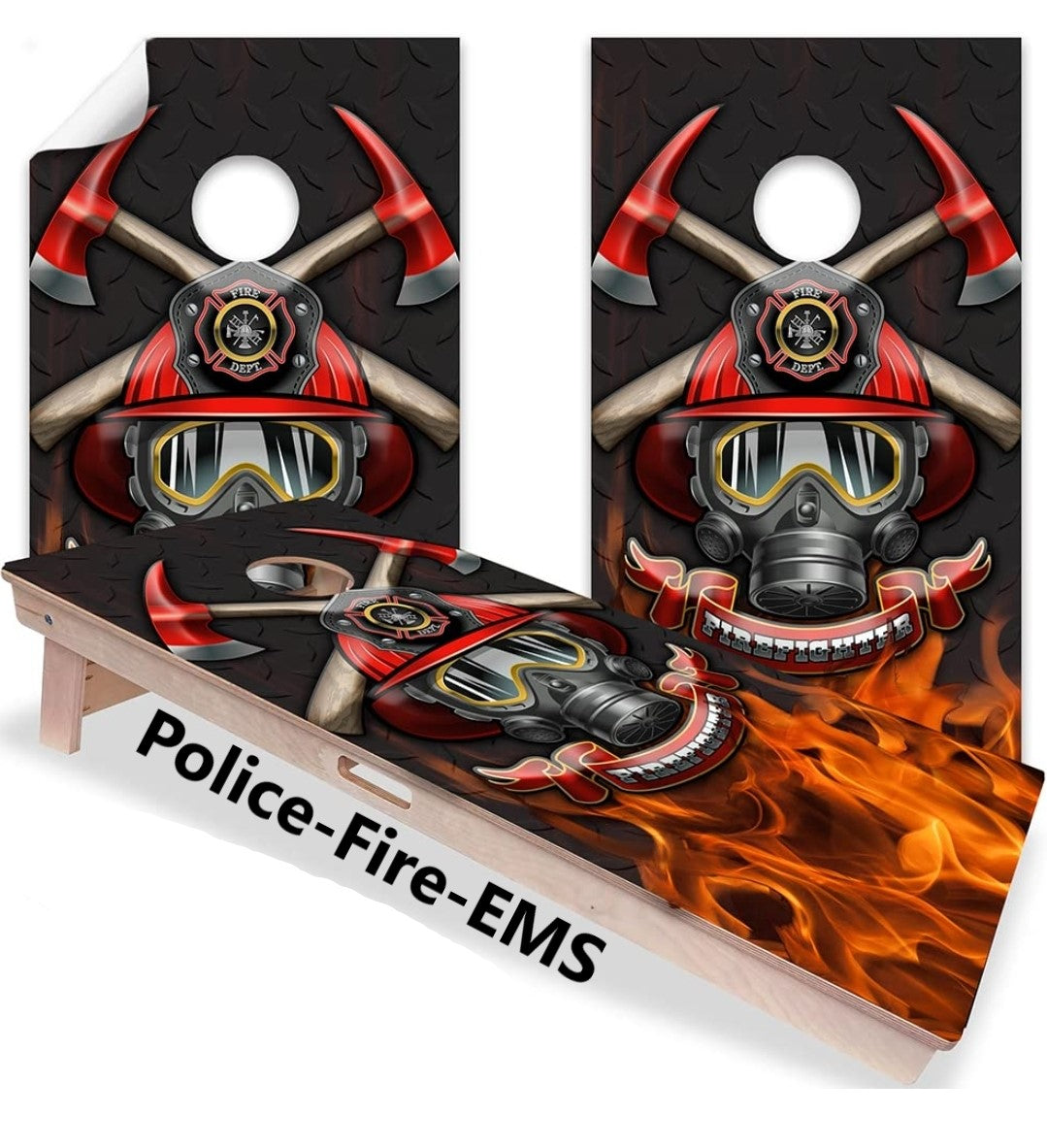 Firefighter, EMS, and Law Enforcement Cornhole Sets