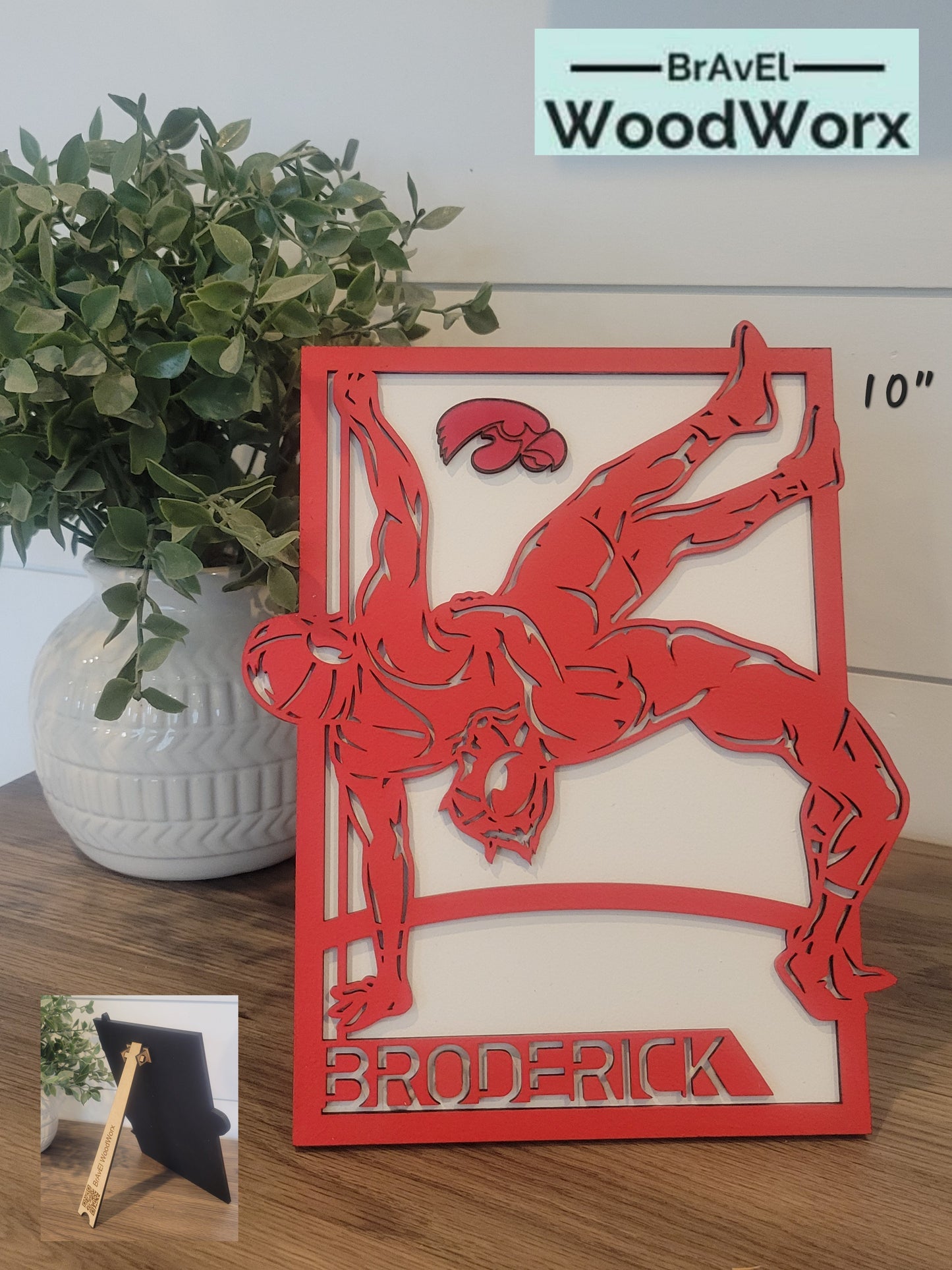 Small (6") Youth Wrestling Team/Player Gift Memorabilia