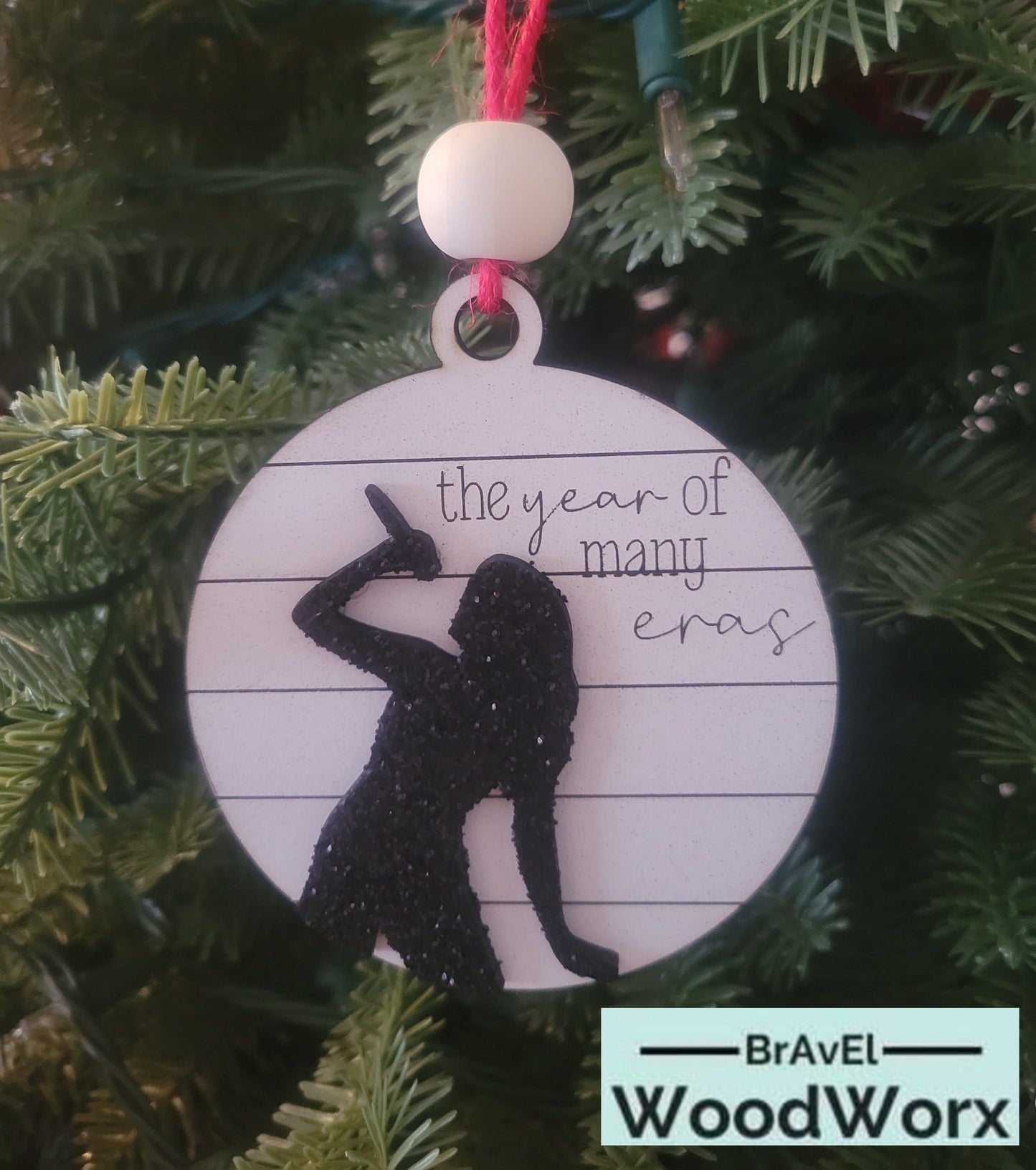 Sparkling Swift: Taylor Swift Tree Ornament