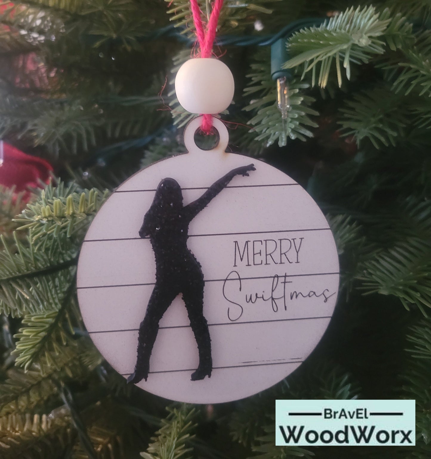 Sparkling Swift: Taylor Swift Tree Ornament