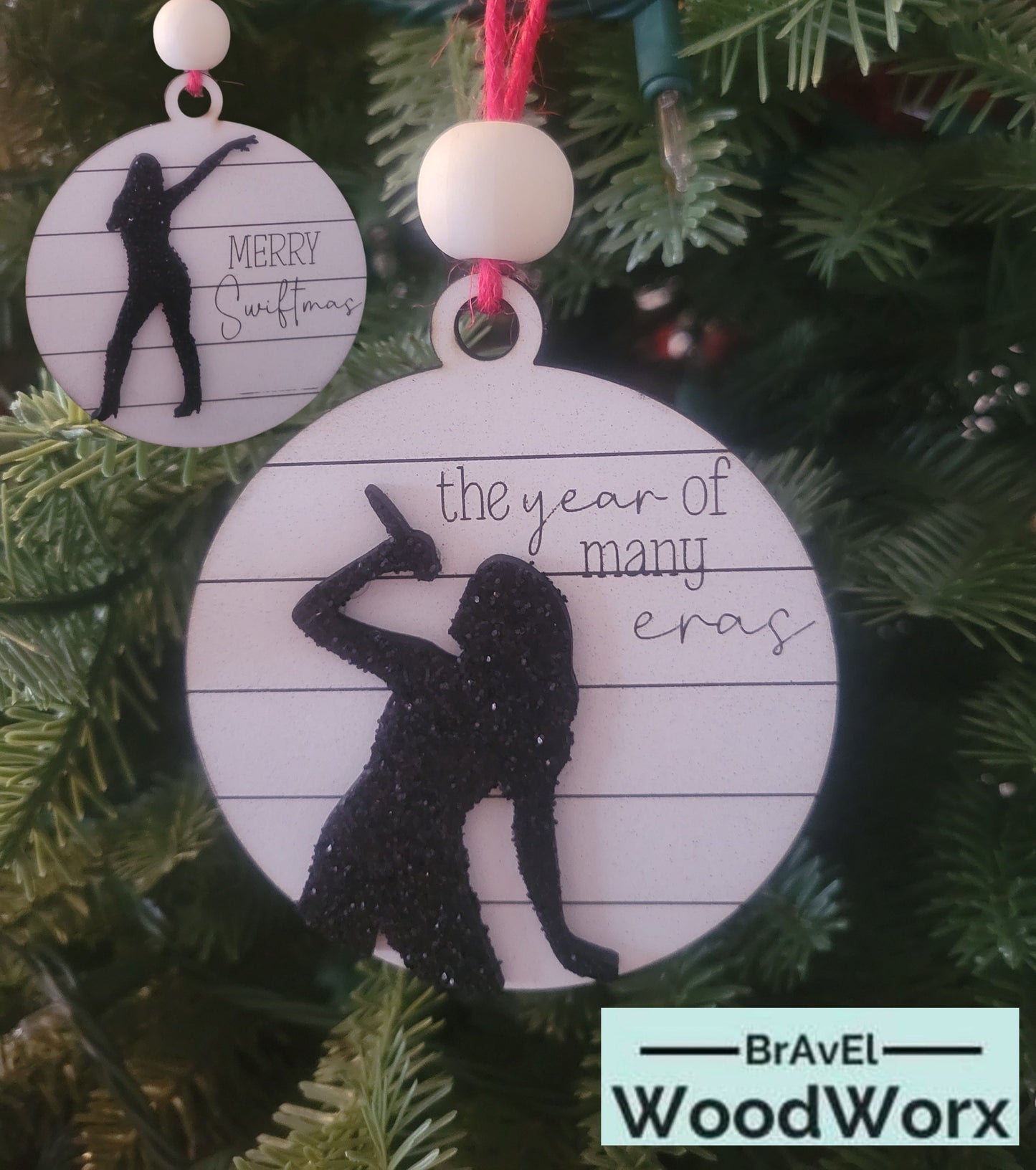 Sparkling Swift: Taylor Swift Tree Ornament