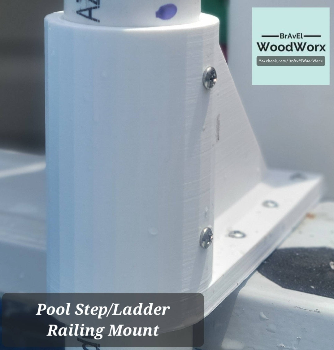 Swimming Pool Ladder / Step Railing Mount Maintenance Pole Fix Upgrade Repair