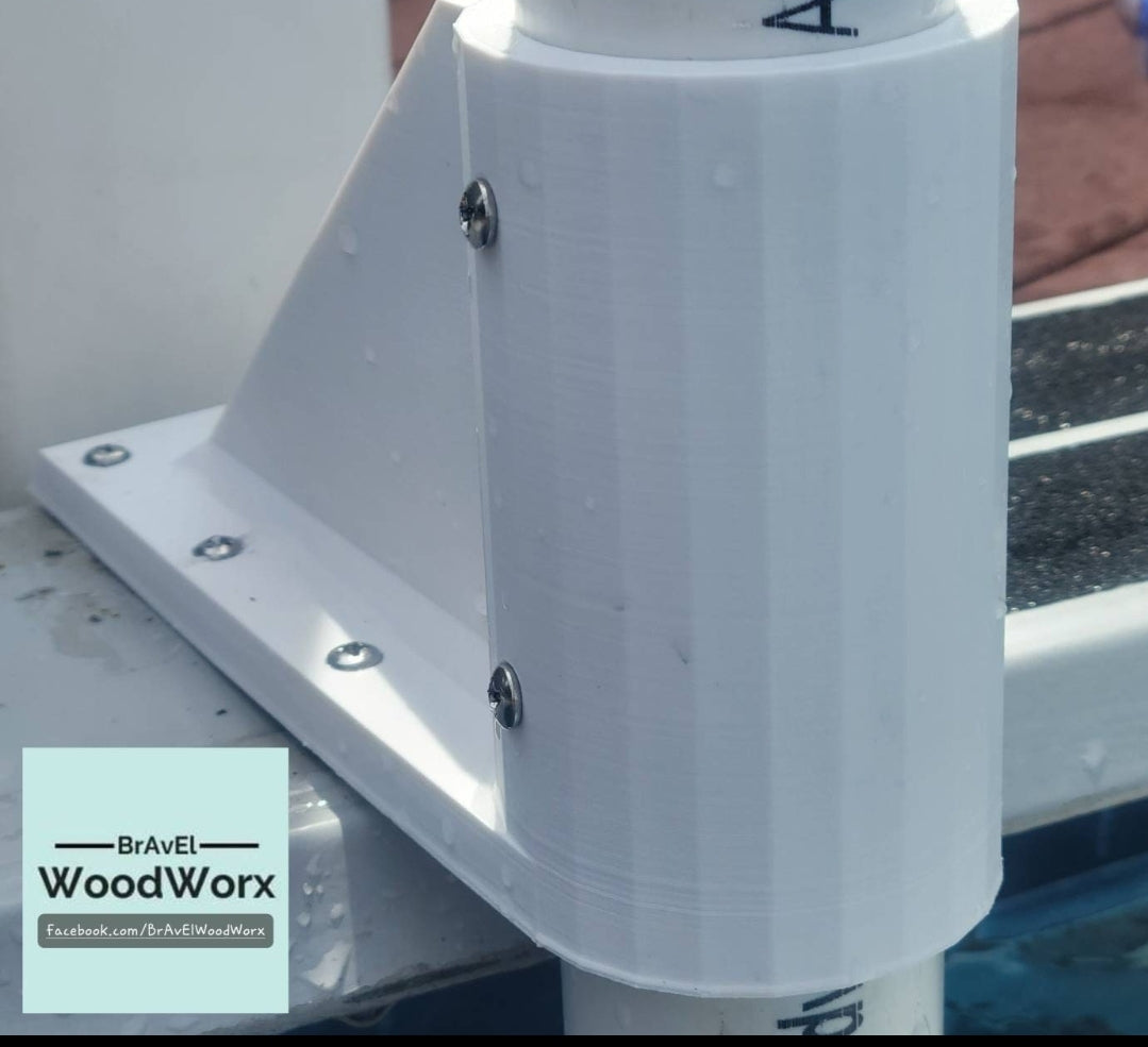 Swimming Pool Ladder / Step Railing Mount Maintenance Pole Fix Upgrade Repair