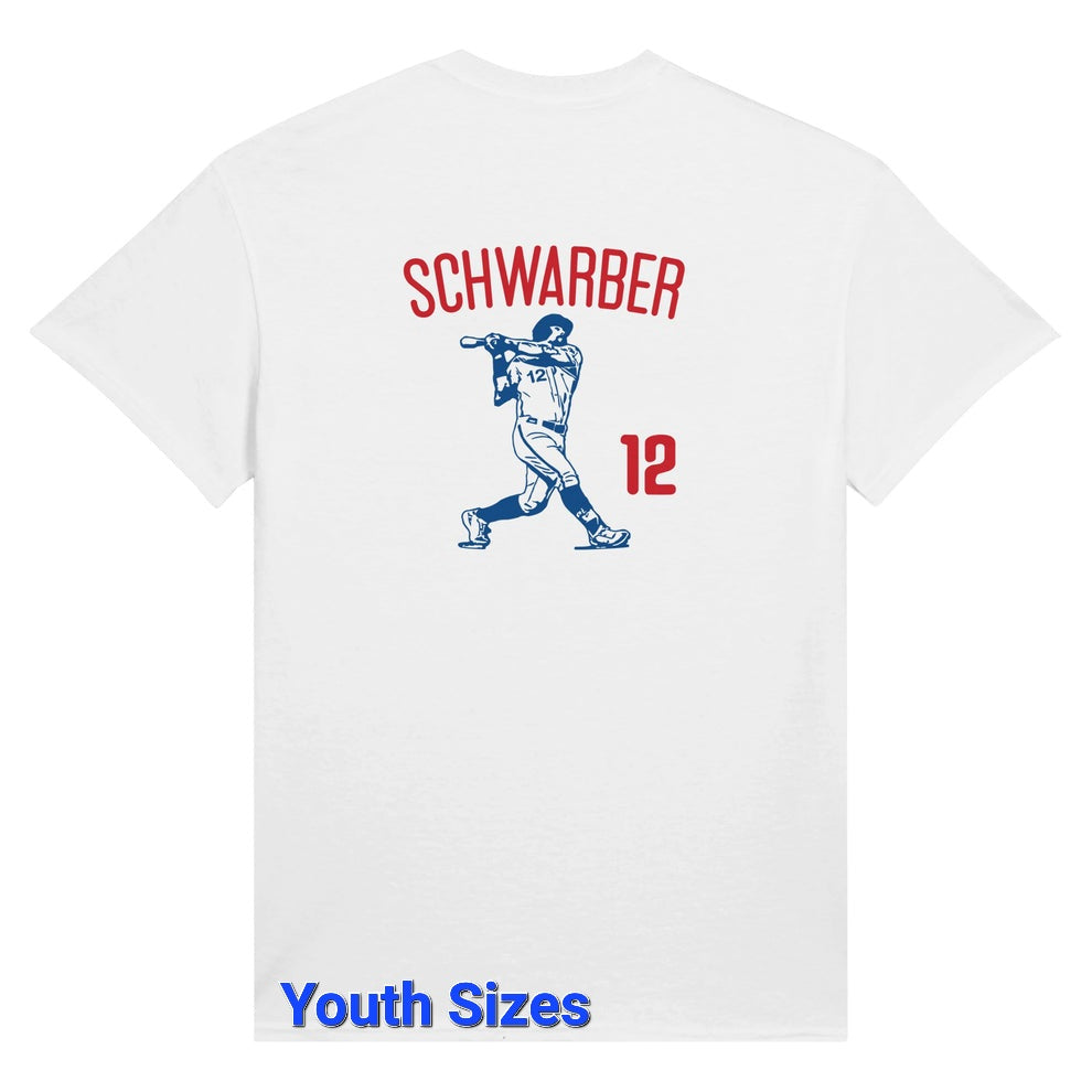 Swing for the Stars: Kyle Schwarber Tribute Tee- Premium Kids Crewneck T-shirt