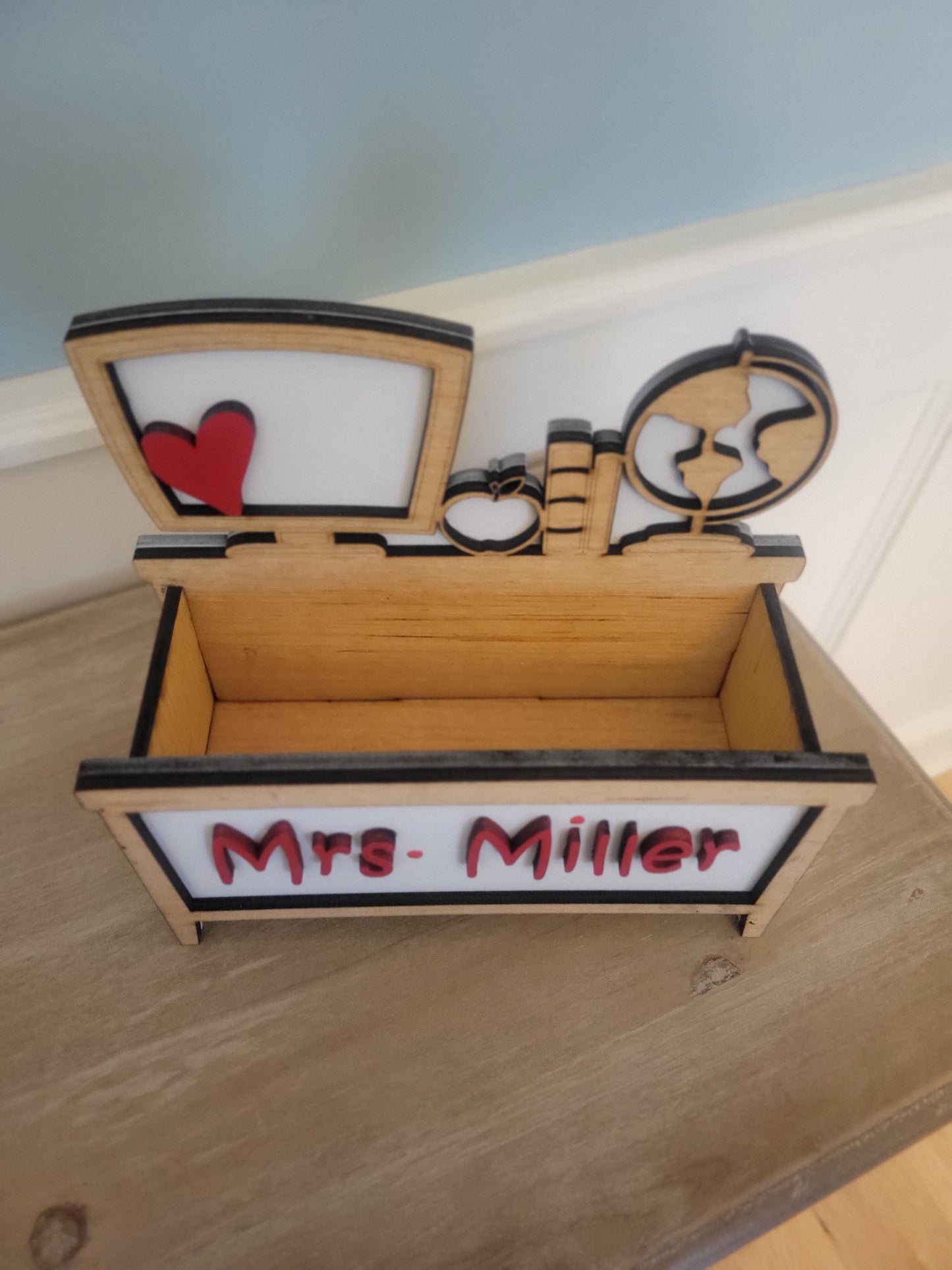Teacher's Desk Essentials: Deluxe Pencil Box Organizer