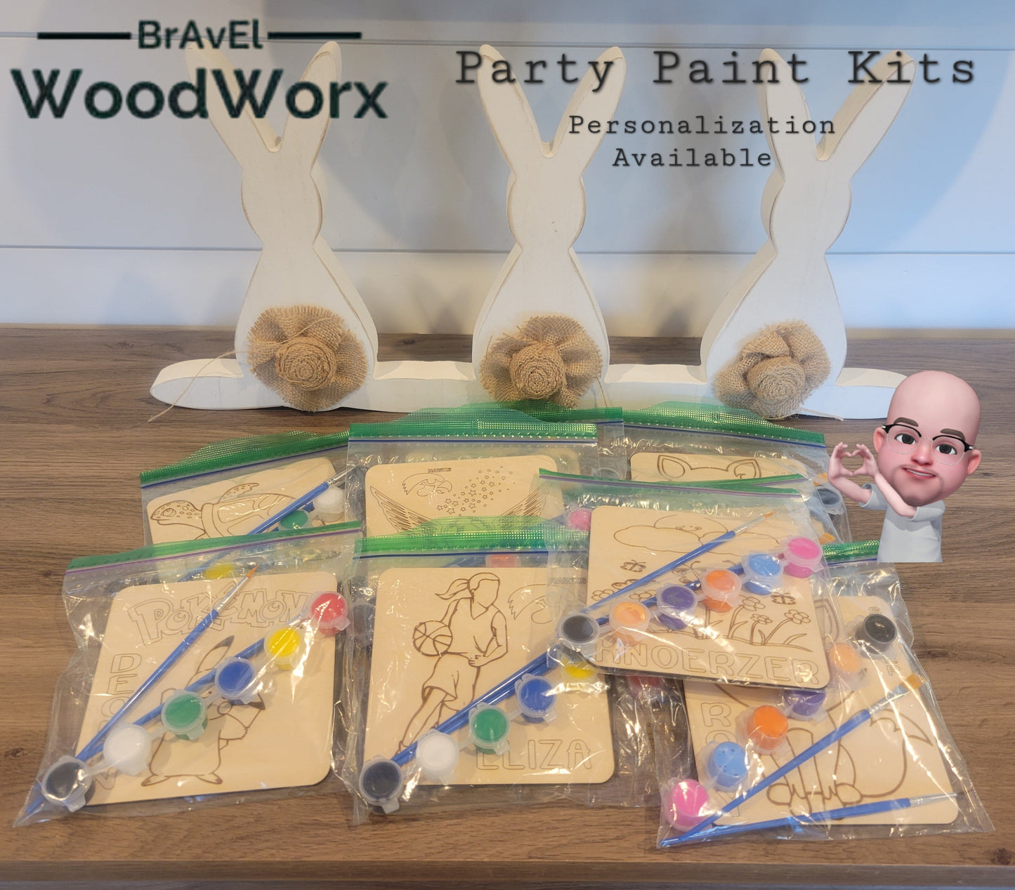 Unleash creativity at your child's party with our Personalized Coloring Crafts! 🖍️