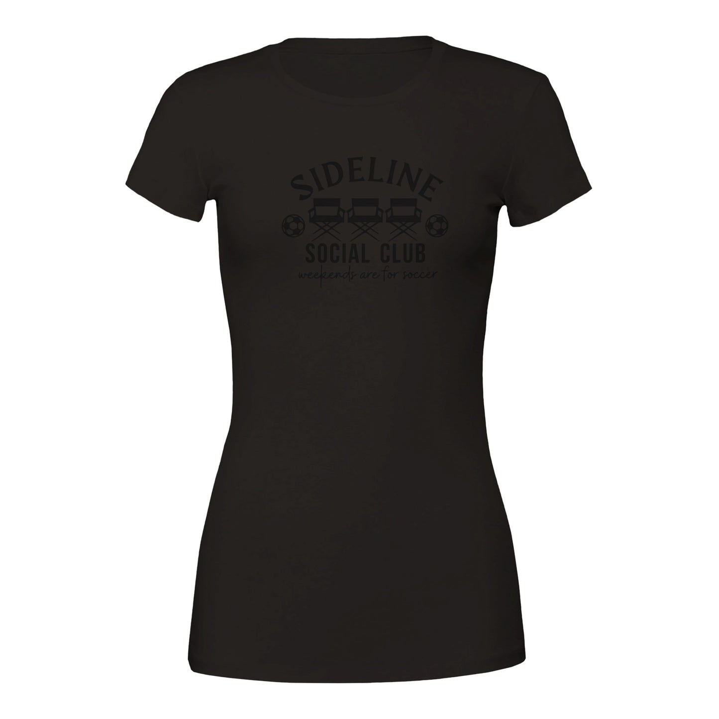 Soccer Mom Premium Womens Crewneck T-shirt | Bella + Canvas 6004