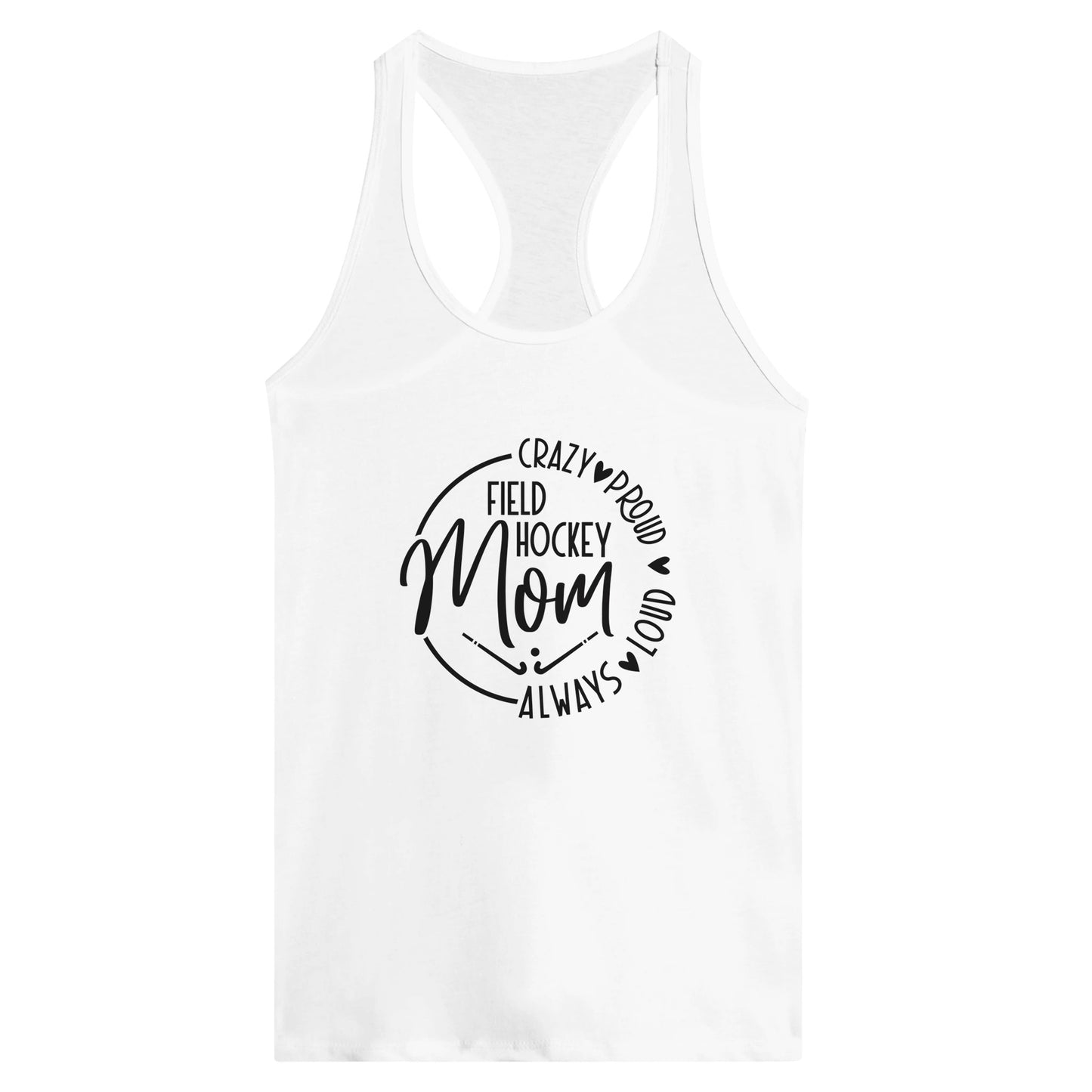 Field Hockey Mom Women's Ideal Racerback Tank | Next Level 1533