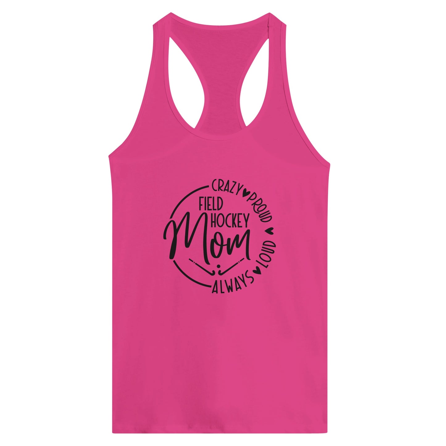 Field Hockey Mom Women's Ideal Racerback Tank | Next Level 1533