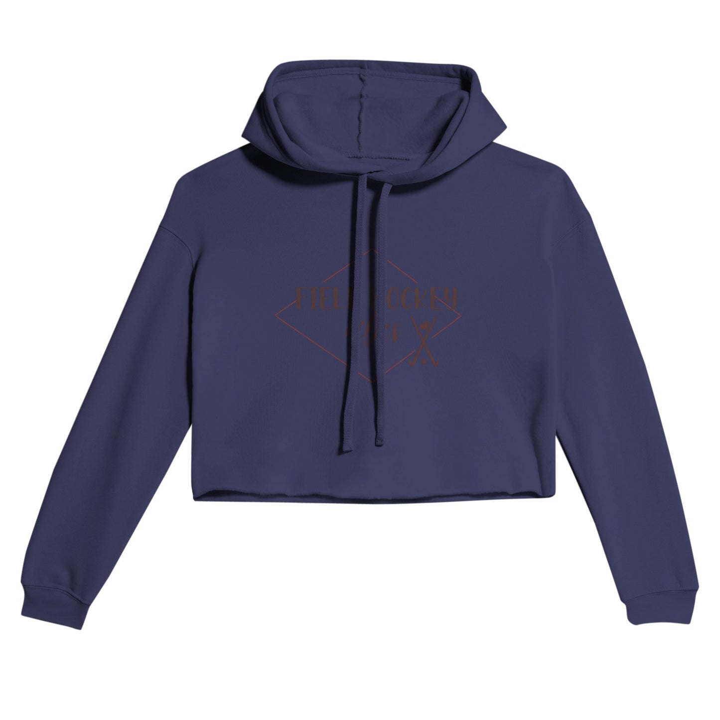 Field Hockey Vibes Women's Cropped Hoodie | Bella + Canvas 7502