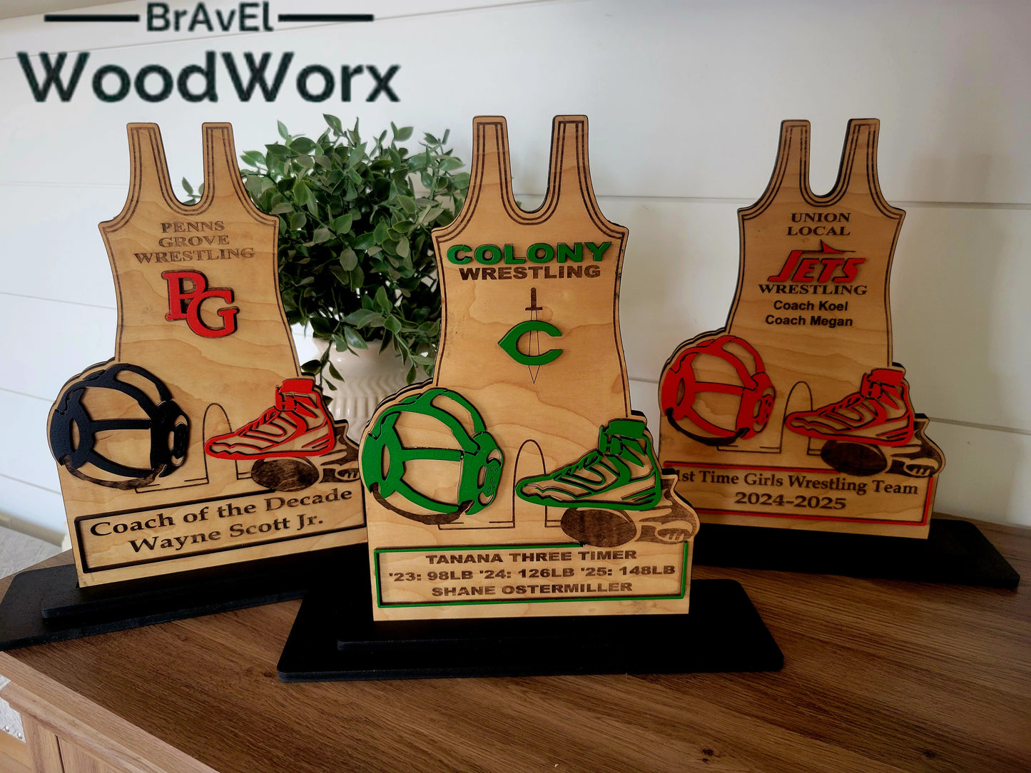 Golden Grappler: Youth Wrestling Singlet Trophy
